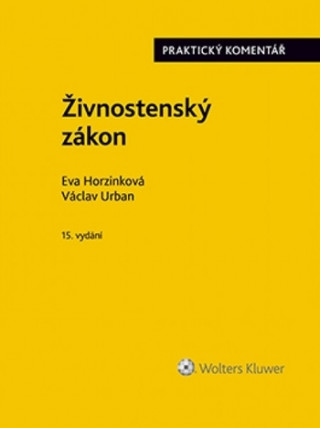Kniha Živnostenský zákon Eva Horzinková
