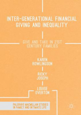 Książka Inter-generational Financial Giving and Inequality Karen Rowlingson