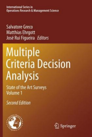 Knjiga Multiple Criteria Decision Analysis Salvatore Greco