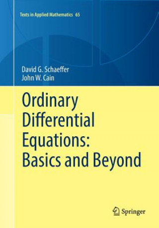 Carte Ordinary Differential Equations: Basics and Beyond David G. Schaeffer