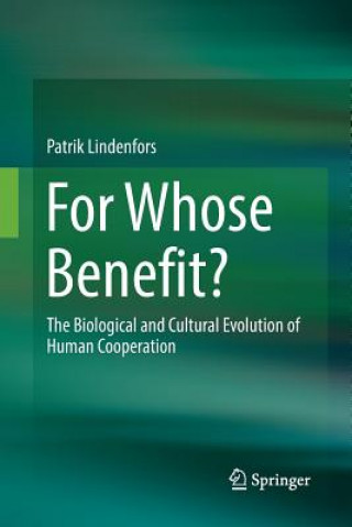 Buch For Whose Benefit? Patrik Lindenfors