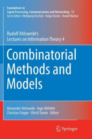 Knjiga Combinatorial Methods and Models Rudolf Ahlswede