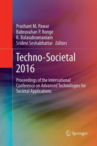 Kniha Techno-Societal 2016 Prashant M. Pawar