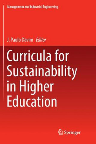 Książka Curricula for Sustainability in Higher Education J. Paulo Davim