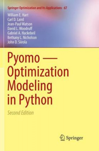 Carte Pyomo - Optimization Modeling in Python William E. Hart