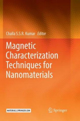Kniha Magnetic Characterization Techniques for Nanomaterials Challa S.S.R. Kumar