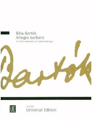 Nyomtatványok Allegro barbaro Béla Bartók