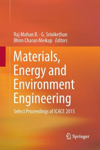 Carte Materials, Energy and Environment Engineering Bhim Charan Meikap