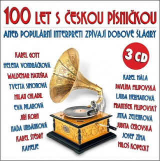 Audio 100 let s českou písničkou aneb populární interpreti zprívají dobové šlágry - 3 CD Various