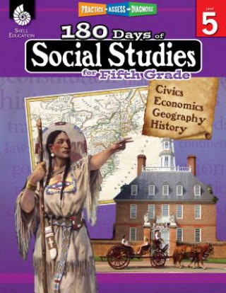 Książka 180 Days of Social Studies for Fifth Grade Shell Education