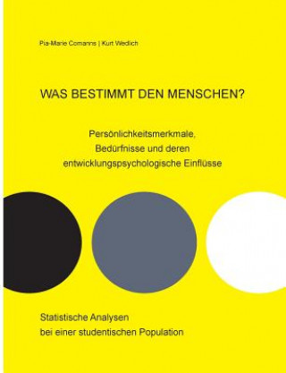 Kniha Was bestimmt den Menschen? Persoenlichkeitsmerkmale, Bedurfnisse und deren entwicklungspsychologische Einflusse Kurt Wedlich