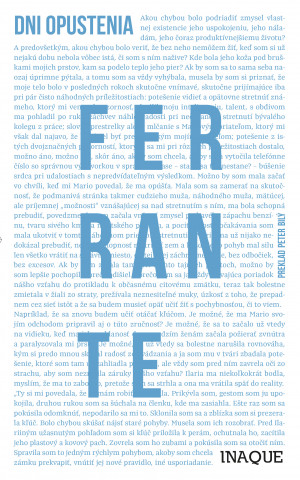 Knjiga Dni opustenia Elena Ferrante
