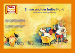 Hra/Hračka Emma und der halbe Hund / Kamishibai Bildkarten Ursel Scheffler