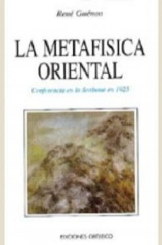 Kniha METAFISICA ORIENTAL, LA RENE GUENON