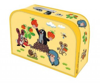 Hra/Hračka Der kleine Maulwurf Spielzeugkoffer Pappkoffer gelb medium, Kinderkoffer Trötsch Verlag