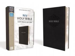Book NIV, Holy Bible, Soft Touch Edition, Imitation Leather, Black, Comfort Print Zondervan