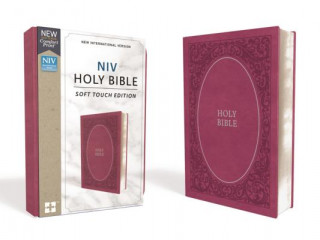 Knjiga NIV, Holy Bible, Soft Touch Edition, Imitation Leather, Pink, Comfort Print Zondervan
