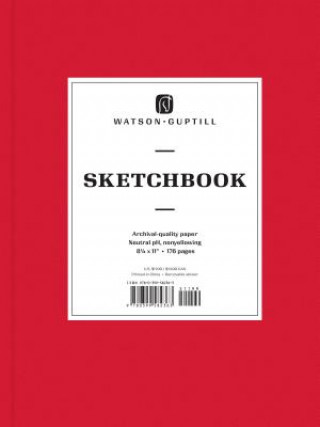 Könyv Large Sketchbook (Ruby Red) Watson-Guptill