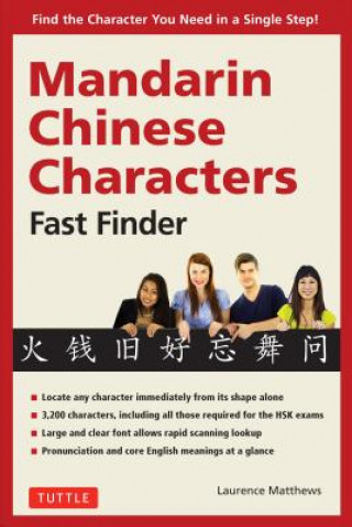 Carte Mandarin Chinese Characters Fast Finder Laurence Matthews