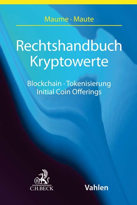 Book Rechtshandbuch Kryptowerte Philipp Maume