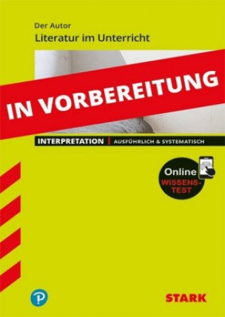 Kniha STARK Interpretationen Deutsch - Wolfgang Herrndorf: Tschick, m. 1 Buch, m. 1 Beilage Wolfgang Herrndorf