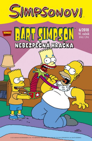 Knjiga Bart Simpson Nebezpečná hračka autorů kolektiv