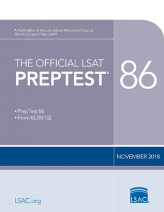 Kniha The Official LSAT Preptest 86: (Nov. 2018 Lsat) Law School Council