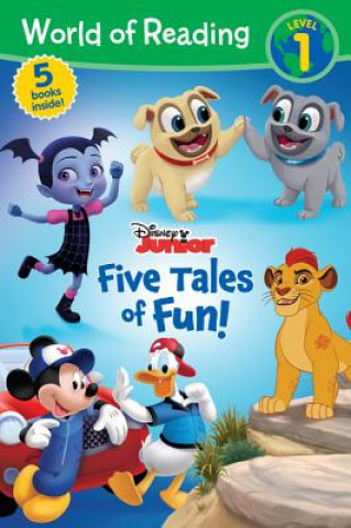 Könyv WORLD OF READING DISNEY JUNIOR FIVE TALE Disney Book Group
