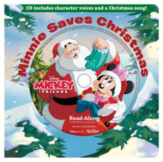 Kniha Minnie Saves Christmas Read-Along Storybook & CD Disney Book Group