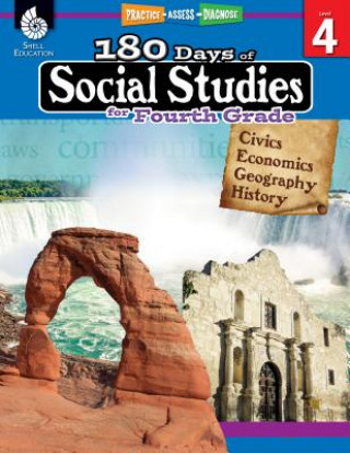 Książka 180 Days of Social Studies for Fourth Grade Shell Education