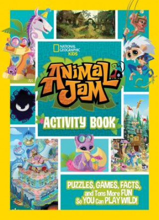 Book Animal Jam Activity Book National Geographic Kids