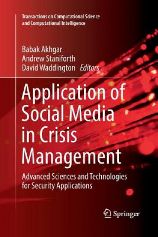 Kniha Application of Social Media in Crisis Management Babak Akhgar