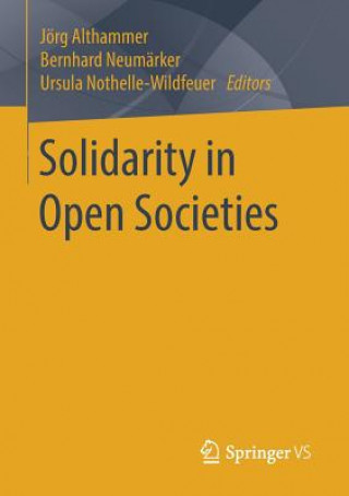 Kniha Solidarity in Open Societies Jörg Althammer