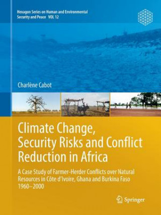 Kniha Climate Change, Security Risks and Conflict Reduction in Africa Charlene Cabot