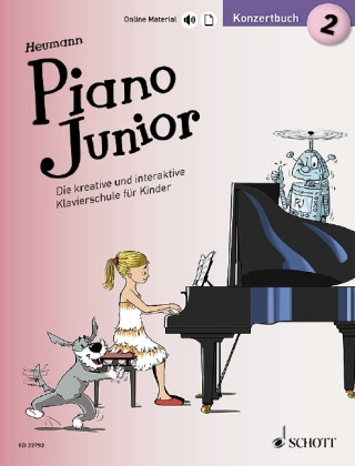 Nyomtatványok Piano Junior: Konzertbuch. Bd.2 Hans-Günter Heumann