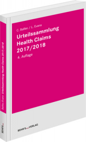 Carte Urteilssammlung Health-Claims 2017/2018 Ballke