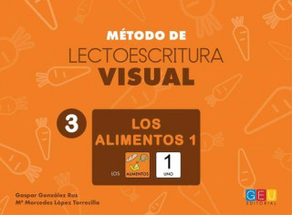 Kniha Método de lectoescritura visual 3. Los alimentos 1 GASPAR GONZALEZ