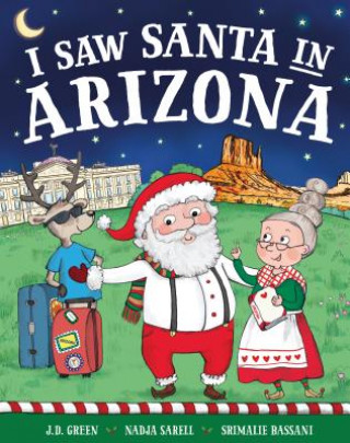 Carte I Saw Santa in Arizona Jd Green