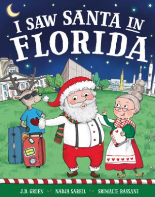 Carte I Saw Santa in Florida Jd Green