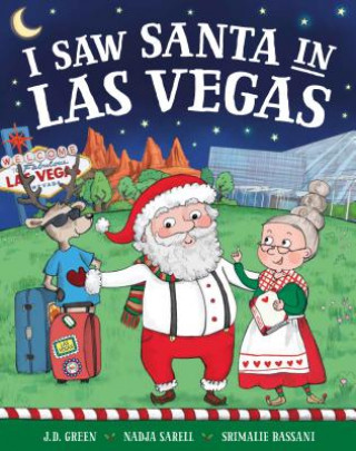 Carte I Saw Santa in Las Vegas Jd Green