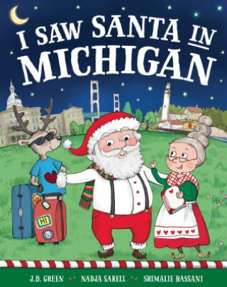 Carte I Saw Santa in Michigan Jd Green