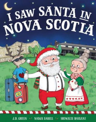 Carte I Saw Santa in Nova Scotia Jd Green