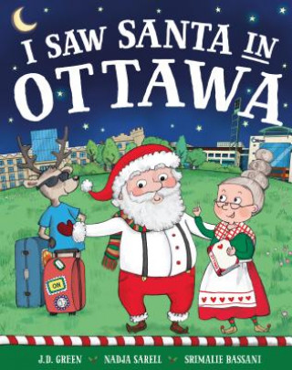 Carte I Saw Santa in Ottawa Jd Green