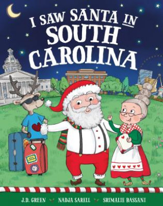 Carte I Saw Santa in South Carolina Jd Green