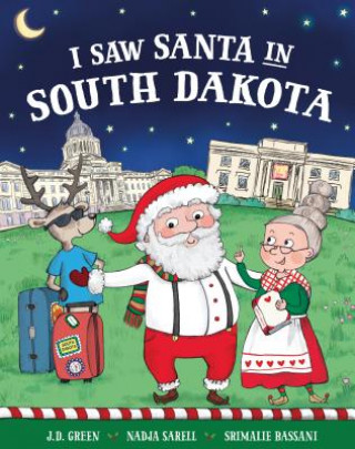 Carte I Saw Santa in South Dakota Jd Green