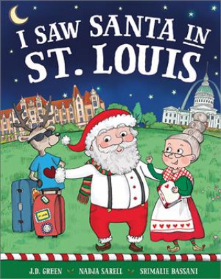Carte I Saw Santa in St. Louis Jd Green
