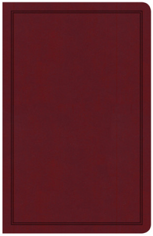 Carte CSB Deluxe Gift Bible, Burgundy Leathertouch Csb Bibles by Holman