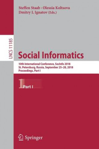 Könyv Social Informatics Steffen Staab