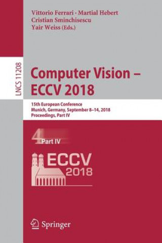 Könyv Computer Vision - ECCV 2018 Vittorio Ferrari