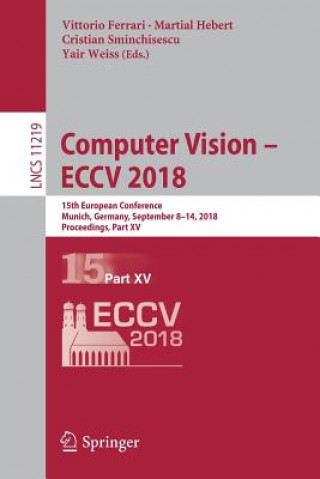 Könyv Computer Vision - ECCV 2018 Vittorio Ferrari